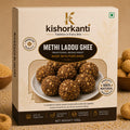 Kishorkanti Methi Laddu Ghee | Traditional Indian Sweet | Made with Pure Ghee & Fenugreek | Handmade